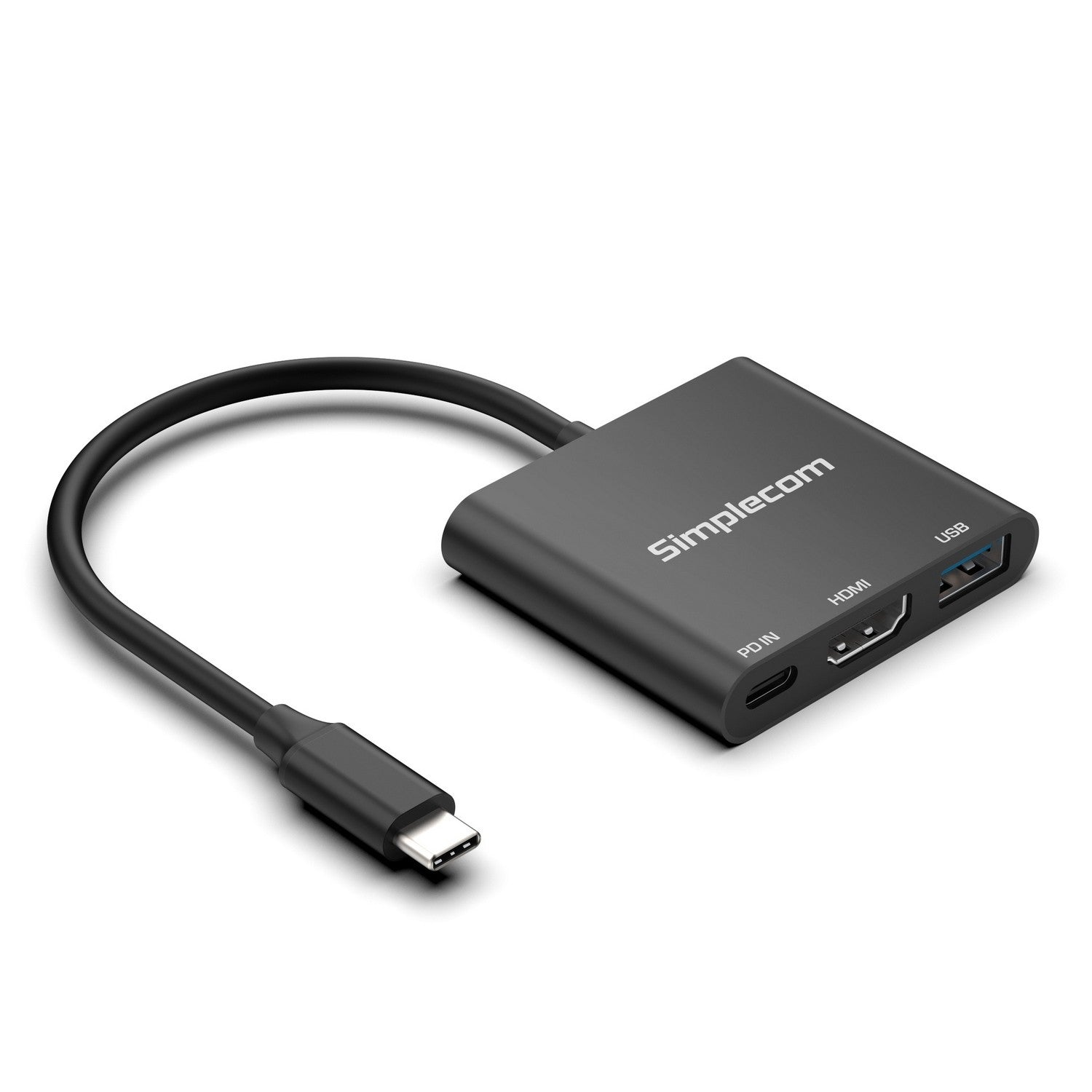 Simplecom DA320 USB-C 3-In-1 Adapter USB 3.2 Gen 1 5Gbps PD HDMI 2.0 4K@60Hz Simplecom DA320 USB-C 3-In-1 Adapter USB 3.2 Gen 1 5Gbps PD HDMI 2.0 4K@60Hz